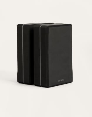 Oysho - Lot de blocs de yoga - Gris anthracite