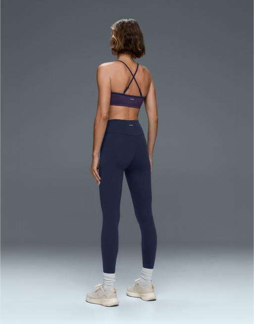 OYSHO Low-support striped comfortlux sports bra in red, 4 of 5