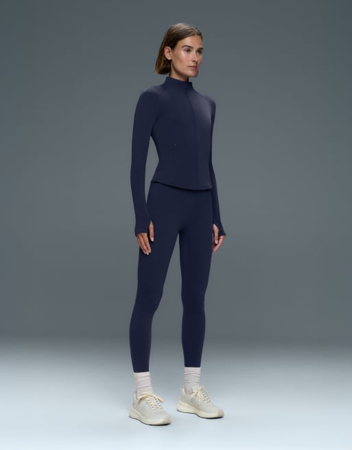 OYSHO - Marineblå jakke med let varme, 2 af 7