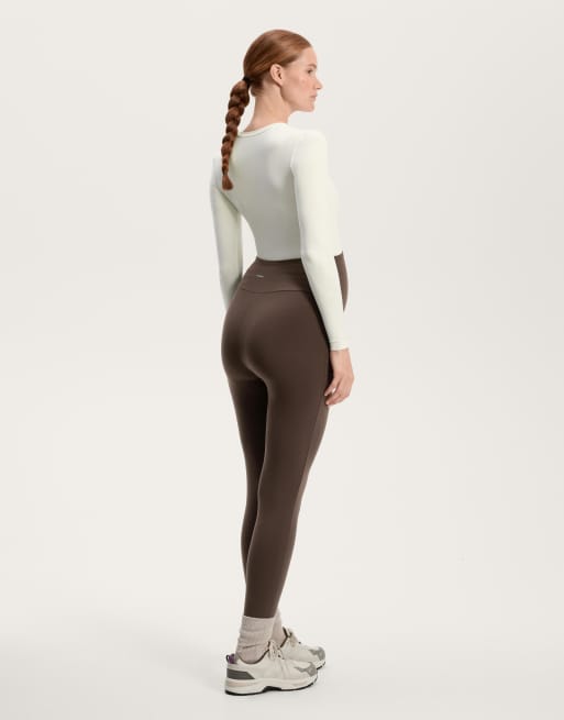 OYSHO – Maternity – Bruna, varma, ankellånga leggings på 70cm, 3 av 4
