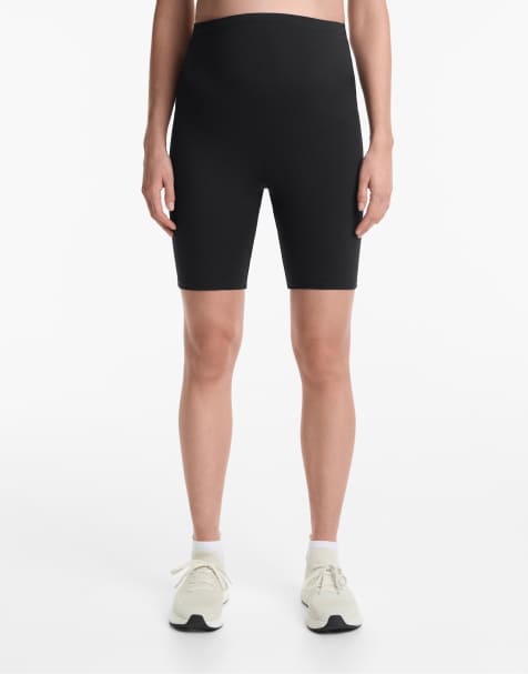 Oysho Maternity comfortlux 20cm leggings in black - view 1