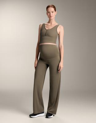 OYSHO Maternity - Comfortlux - Hose in Grau mit geradem Bein