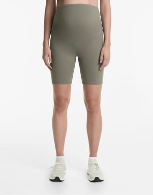 Oysho Maternity - Comfortlux - Leggings da 20 cm color kaki