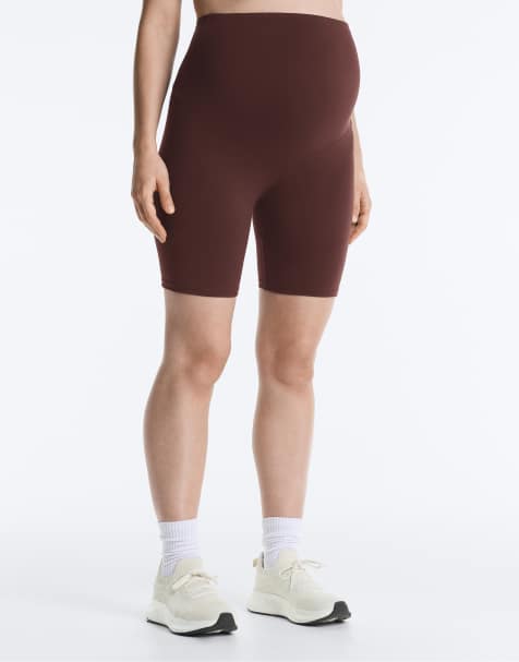 Oysho Maternity - Comfortlux - Leggings da 20 cm marroni - view 1