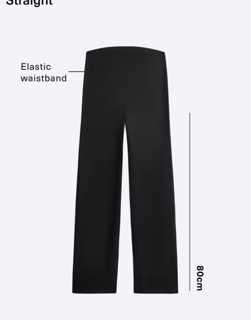 Oysho Maternity - Comfortlux - Pantaloni dritti neri, 6 di 7