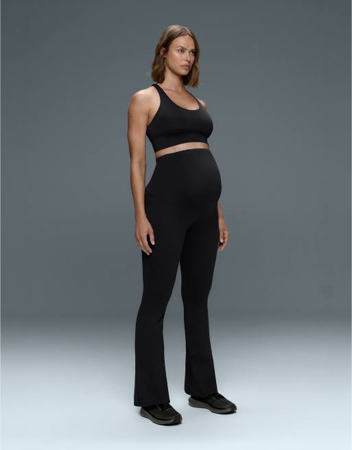 OYSHO – Maternity – Comfortlux – Svarta, utsvängda byxor, 80cm, 2 av 6