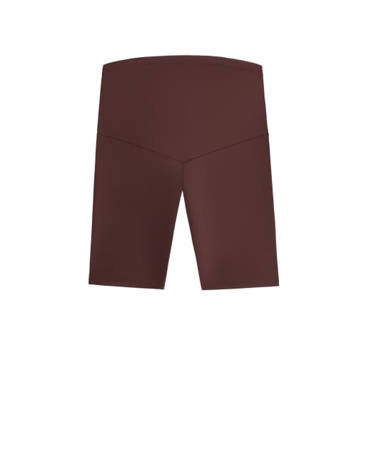 Oysho Maternity – Comfortlux – Umstands-Leggings in Braun, 20 cm, 6 von 6