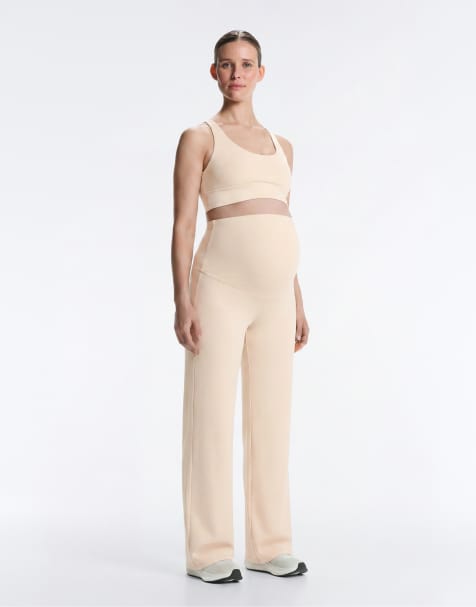 OYSHO Maternity - Pantalon droit confortable - Sable - view 1