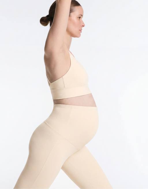 OYSHO Maternity - Pantalon droit confortable - Sable, 5 de 7