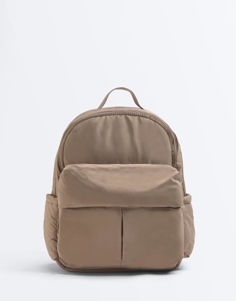 OYSHO Maternity - Ristet brun maxi-rygsæk - view 1