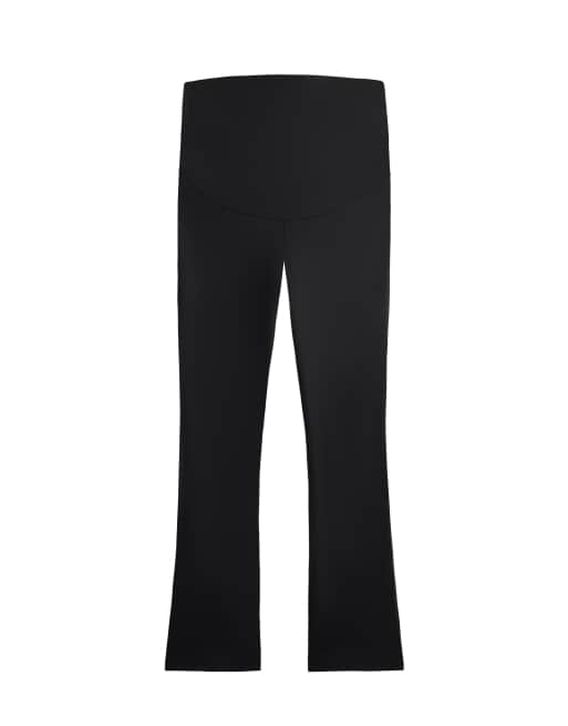 OYSHO Maternity – Schlaghose aus Comfortlux-Material in Schwarz mit 80 cm Länge, Umstandsmode, 6 von 6