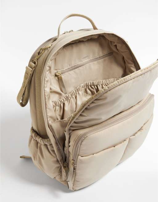 OYSHO Maxi maternity backpack in sand, 3 of 7