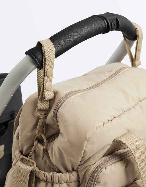 OYSHO Maxi maternity bag in sand, 7 of 7