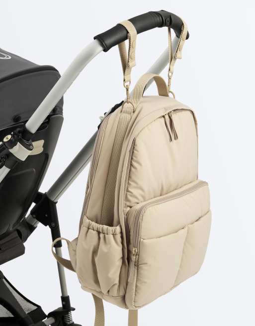 Oysho – Maxi-Wickelrucksack in Sandbeige, 6 von 7