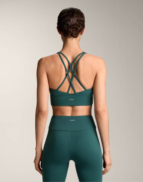 OYSHO Medium-support comfortlux sports bra with cups in bottle - view 1