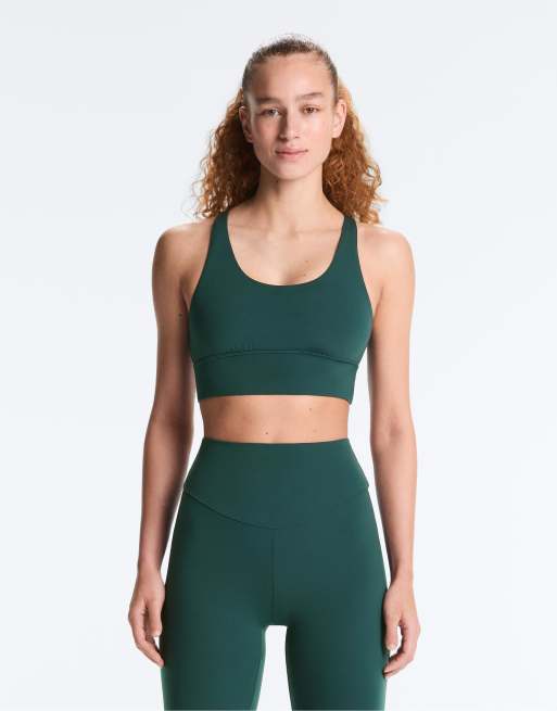 OYSHO Medium-support comfortlux sports bra with cups in bottle, 3 of 7