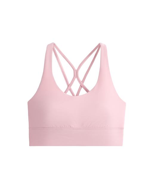 OYSHO Medium-support comfortlux sports bra with cups in pink, 5 of 7