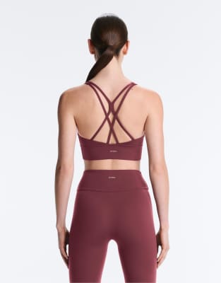 OYSHO Medium-support comfortlux sports bra with cups in purple