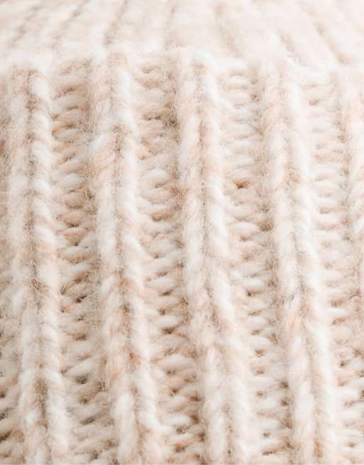 OYSHO melierte Strickmütze in Soft Mink, 2 von 4