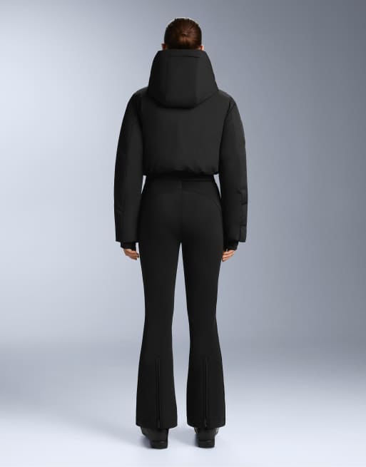 OYSHO – Minardi Piume – Wasserabweisender, wattierter Daunen-Ski-Jumpsuit in Schwarz, 3 von 4