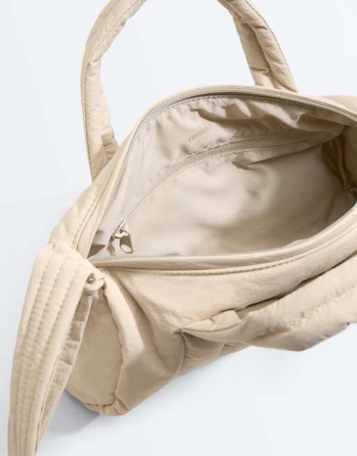 OYSHO – Mini-Bowlingtasche in Nerzbraun, 4 von 4