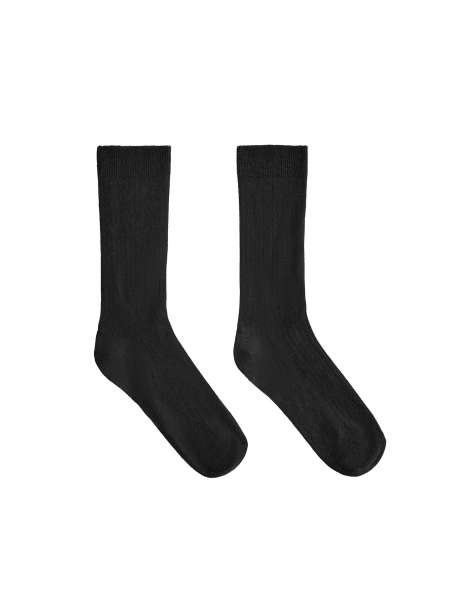 OYSHO Modal blend classic socks in black - view 1