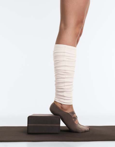OYSHO Modal blend legwarmers in ecru - view 1