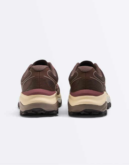 OYSHO Multi-piece contrast freetime trainers in brown, 6 of 7
