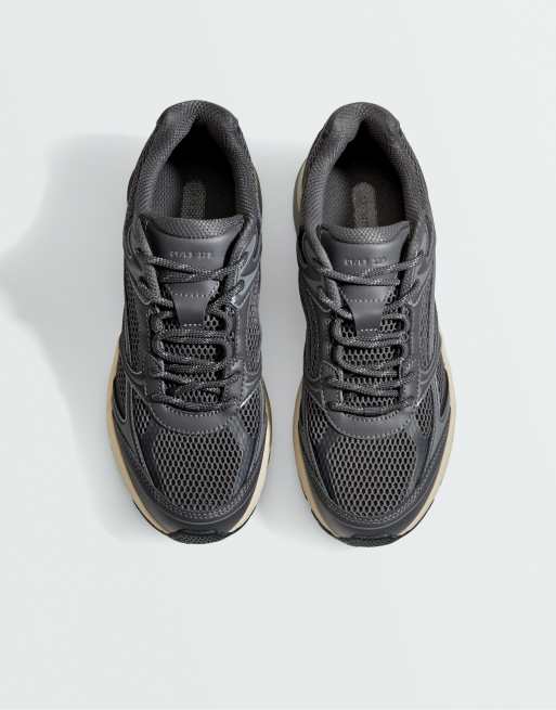 OYSHO Multi-piece freetime trainers in dark grey, 3 of 6