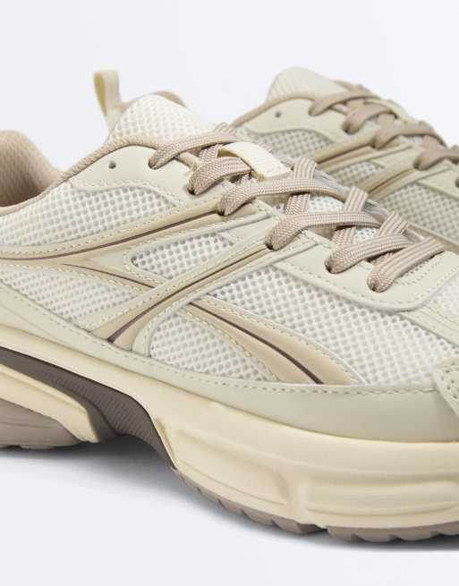 OYSHO Multi-piece freetime trainers in sand, 2 of 4