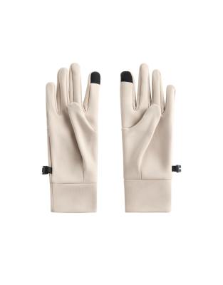 OYSHO - Multifunktionale Handschuhe aus angerautem Material in Hellrosa