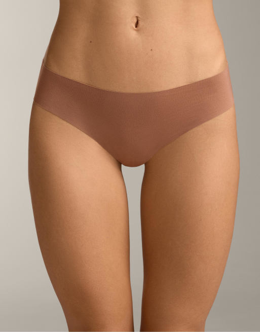 OYSHO – Nahtlose brasilianische Slips aus Polyamidmix in Neutral, 5er-Pack, 2 von 3