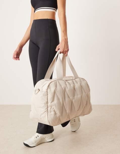 Oysho – Naturvit, vadderad, teknisk sportbag - view 1