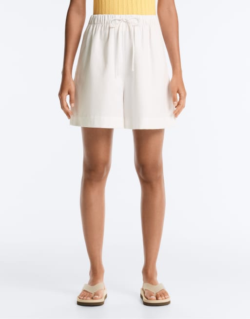 OYSHO – Naturvita shorts i bomullsmix, 2 av 4