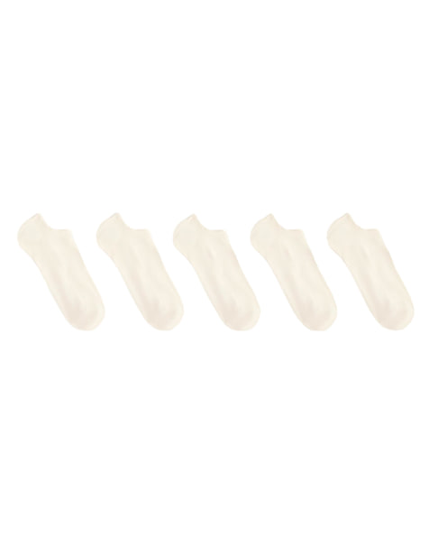 Oysho – Naturvita strumpor i bomullsmix, 5-pack - view 1