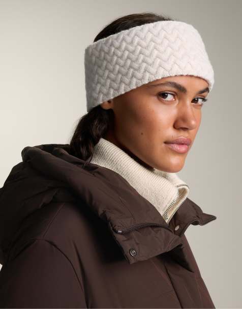 OYSHO – Naturvitt hårband i 100% ull, 10cm - view 1