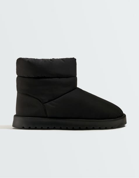 OYSHO Nylon-Stiefeletten in Schwarz - view 1