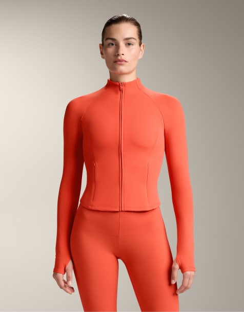 Oysho - Orange let og varm jakke - view 1