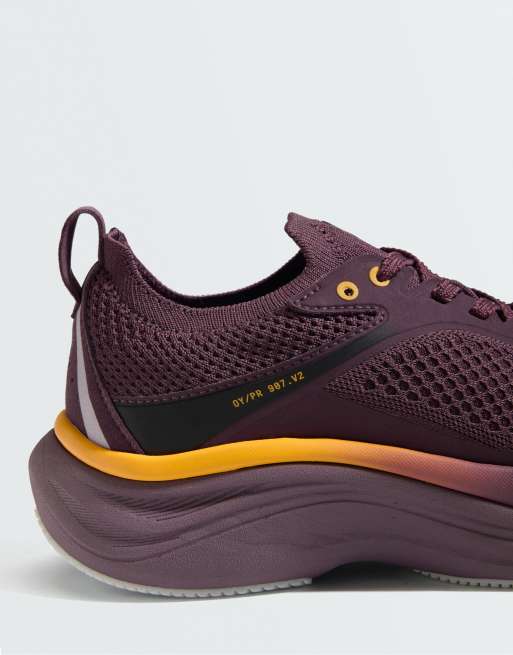 OYSHO Oy/pr 907 v2 löparskor i burgundy, 5 av 7