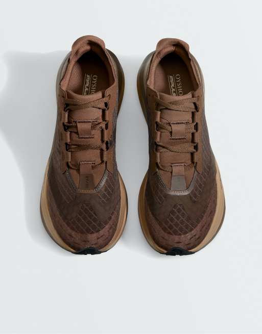 OYSHO OY/RC 1000 sneakers da corsa marroni, 6 di 7