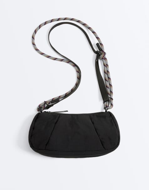 OYSHO Padded crossbody bag in black - view 1