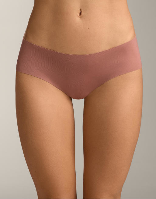 Oysho - Pakke med 5 par usynlige neutrale hipster-trusser i polyamidblanding, 2 af 4