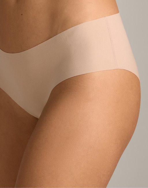 Oysho - Pakke med 5 par usynlige neutrale hipster-trusser i polyamidblanding, 3 af 4