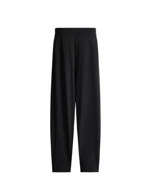 OYSHO pantalon ballon Comfortlux taille mi-haute noir, 4 de 4