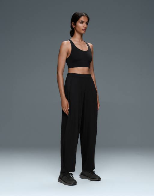 OYSHO pantalon ballon Comfortlux taille mi-haute noir, 5 de 6