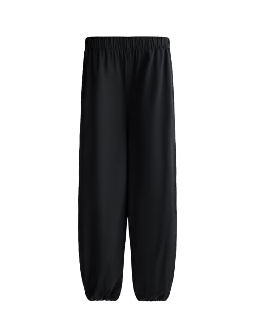 OYSHO pantalon ballon imperméable 10k noir, 6 de 6