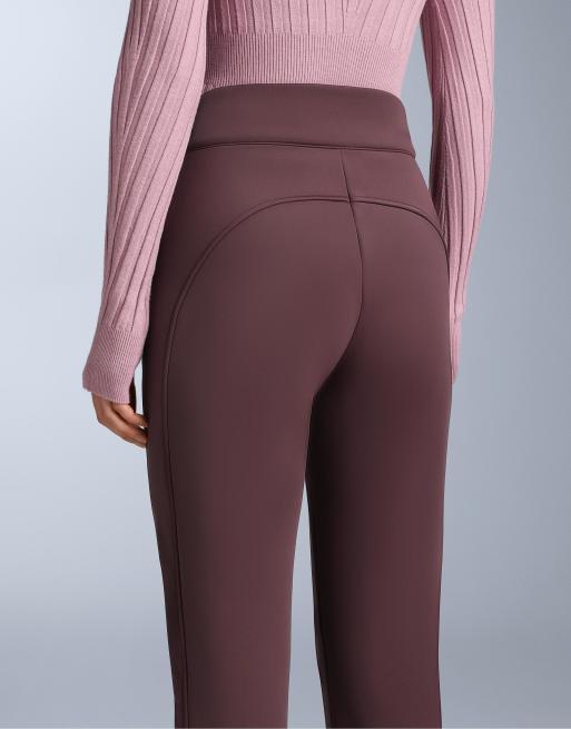 OYSHO - Pantalon de ski évasé en tissu stretch imperméable - Rouge, 3 de 4
