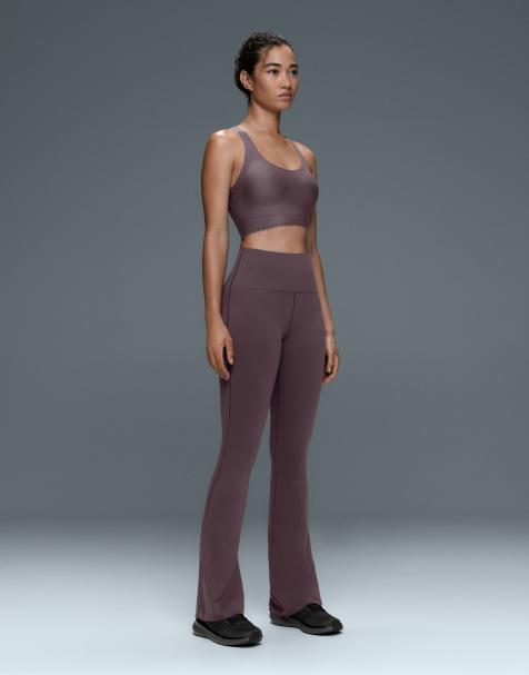 OYSHO pantalon flare taille haute Perfect-adapt violet - view 1