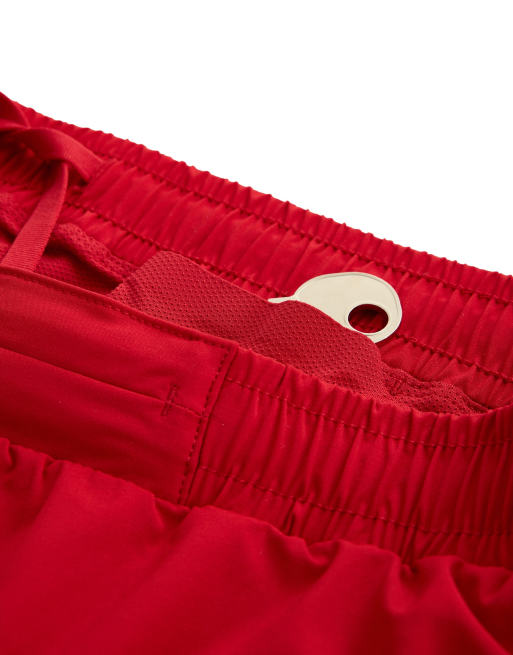 OYSHO - Pantaloncini tecnici a vita bassa rosso acceso, 7 di 7