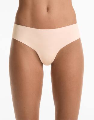 Oysho - Pantone™ - Lot de 5 culottes brésiliennes invisibles en polyamide mélangé - Beige - view 1